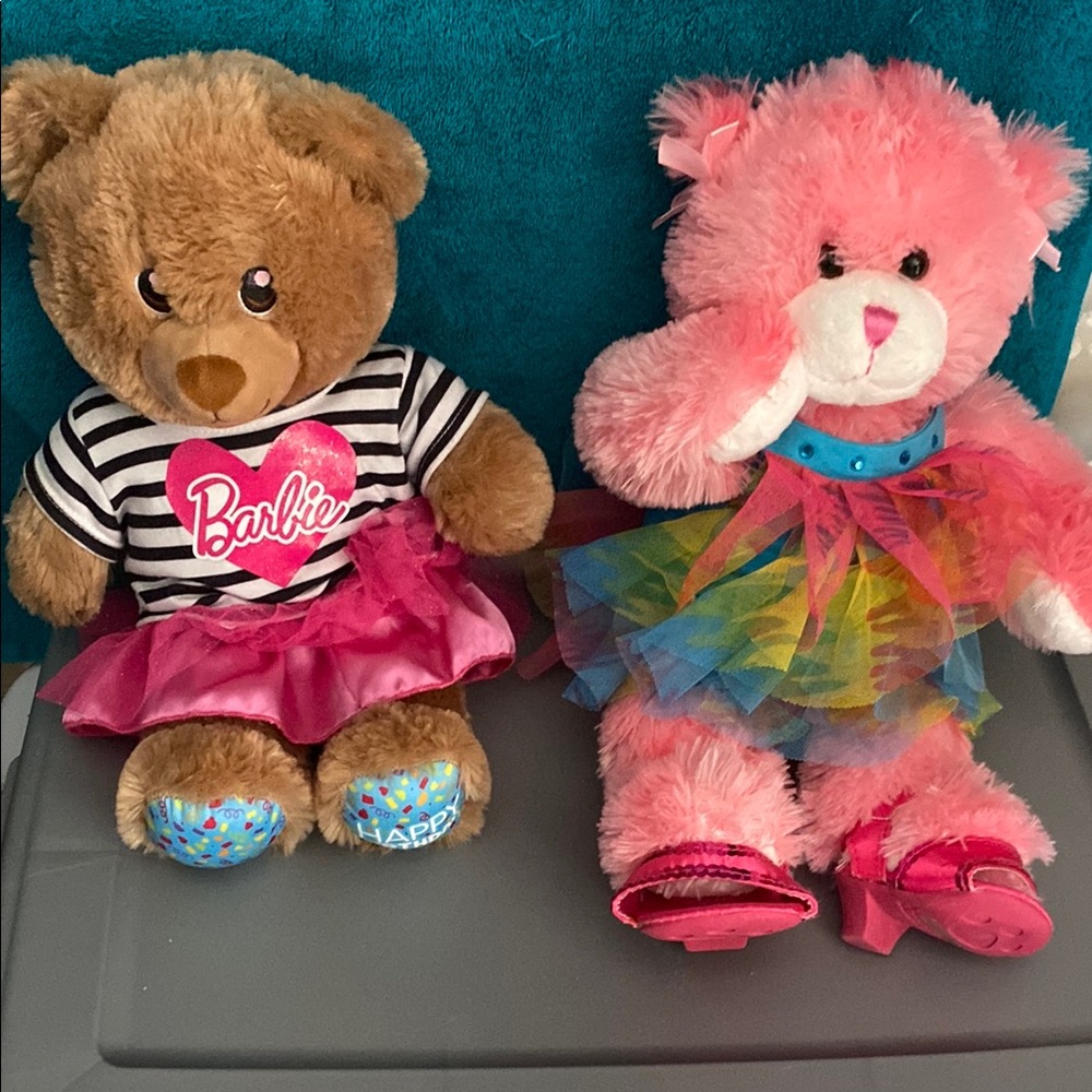 Barbie and Pink Teddy Bear Set